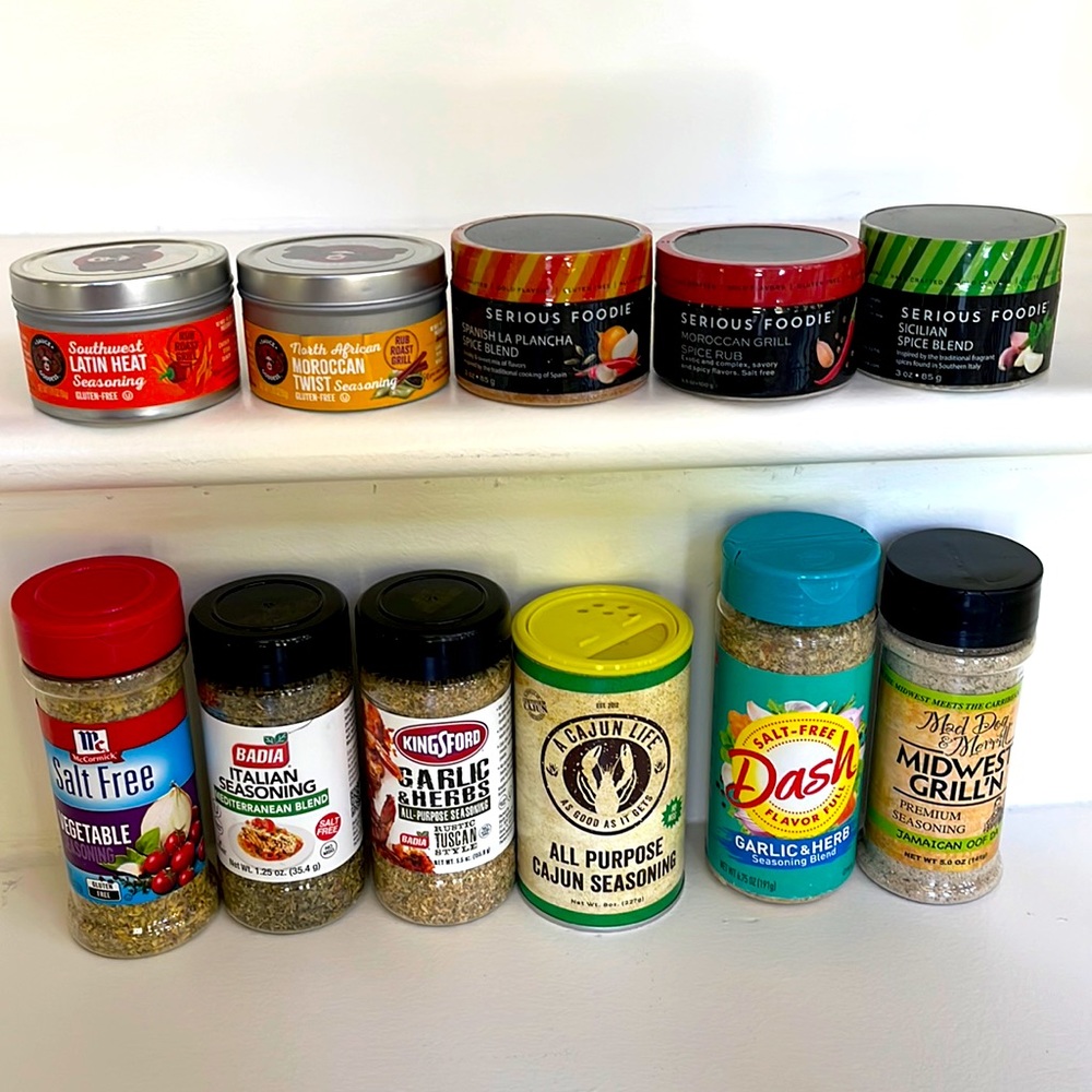 11 Spices Seasonings Kitchen Cooking Grilling Chef Baker BBQ Grill Gift